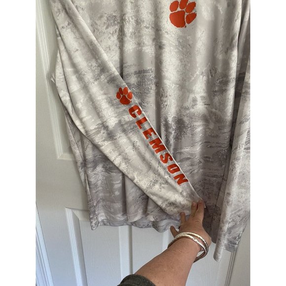 Clemson Tigers Realtree Long Sleeve Polyester Shirt Men's Large - Picture 2 of 8